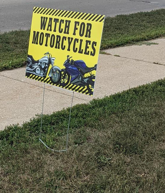 Motorcycle Safety Signs
