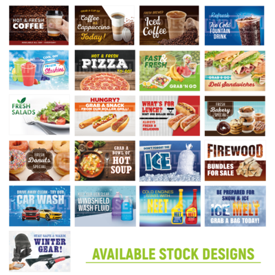 Removable Window Signs