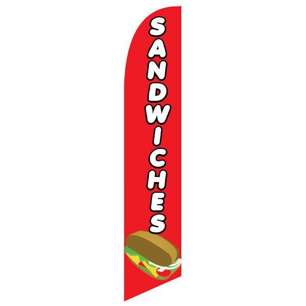 Sandwiches Feather Flag