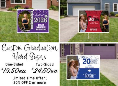 Graduation Yard Signs
