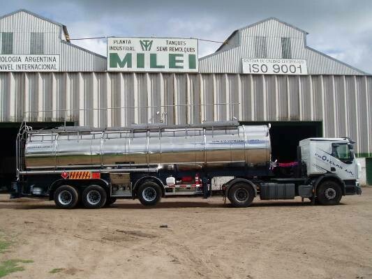 Semirremolque acero inoxidable para carga general de 35 m3 2+1