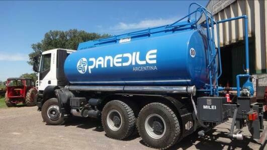 Tanque chasis de acero al carbono regador