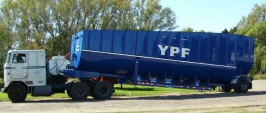 Frac tanq fondo semielíptico suspensión mecánica de 80 m3