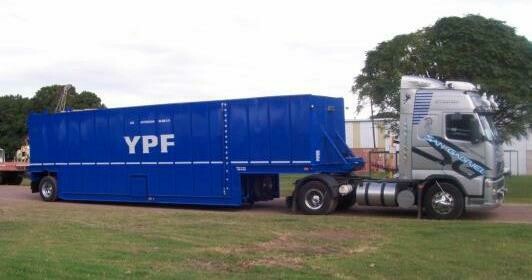 Frac Tanq recto con suspensión neumática de 80 m3