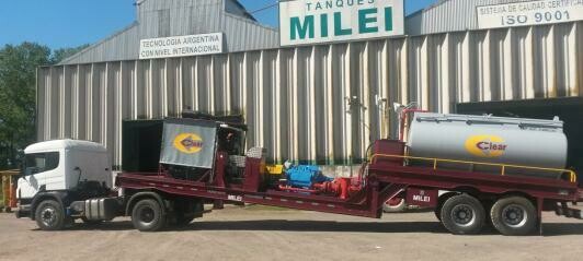 Equipo para pulling con tanque de gas oil