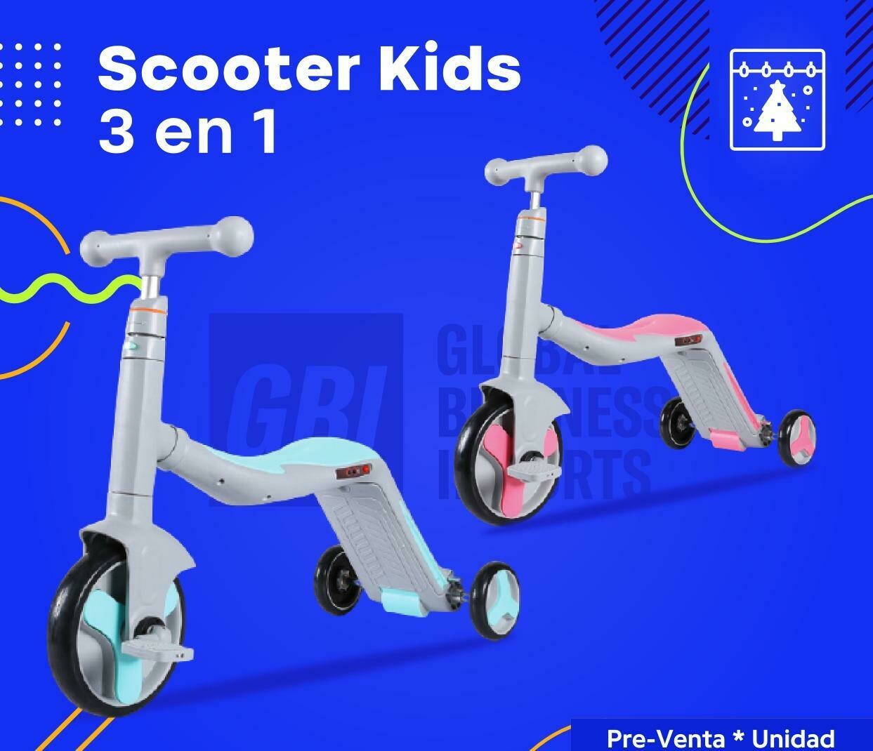 Scooter 3 en 1