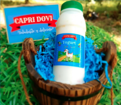 Yogurt bebible de leche de cabra con Tutti Fruti  (8 onzas)