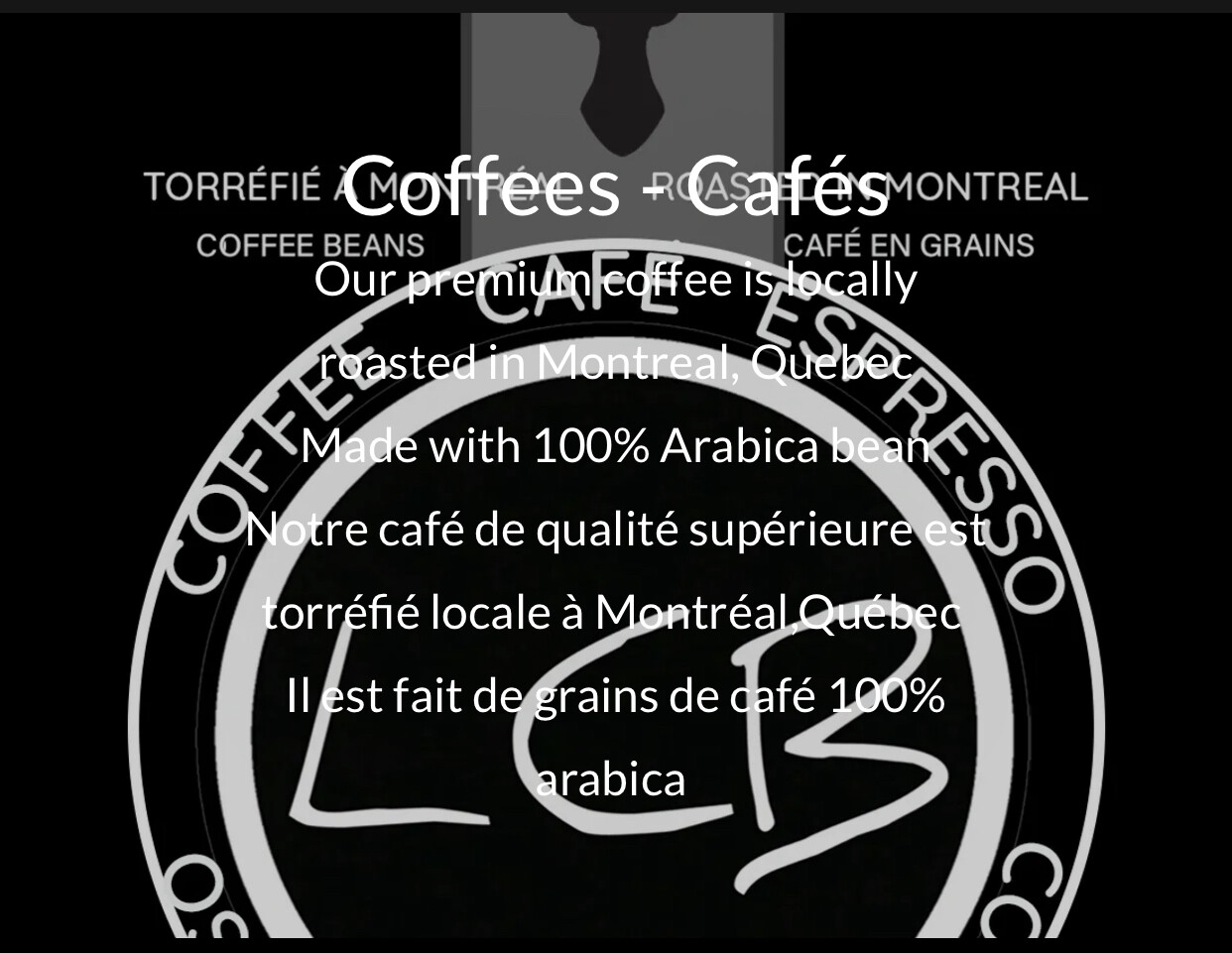 100% Espresso 454G - Torrefaction Foncé