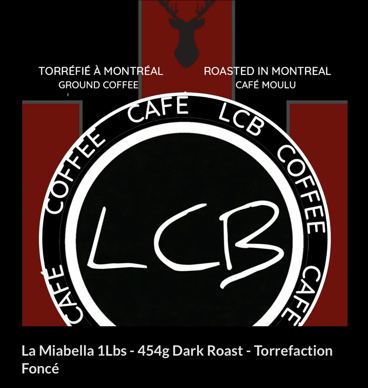 La Miabella Café Filtre 454G - Torrefaction Foncé