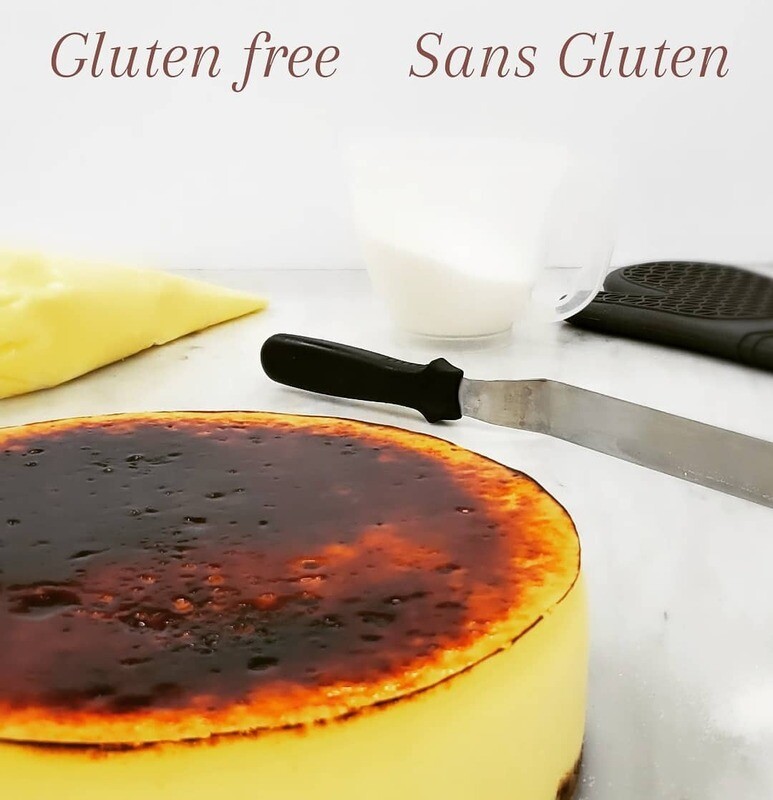 Crème Brulée 6&quot; SANS GLUTEN