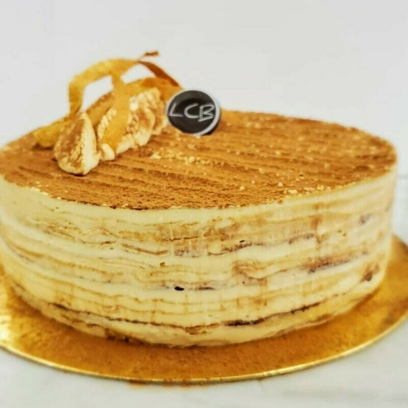 OMG Tiramisu Crêpe Au Fromage Crémeux 8&quot;