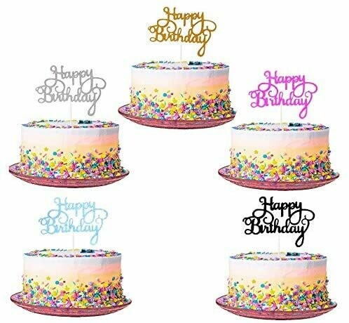 Happy Birthday Cake Topper