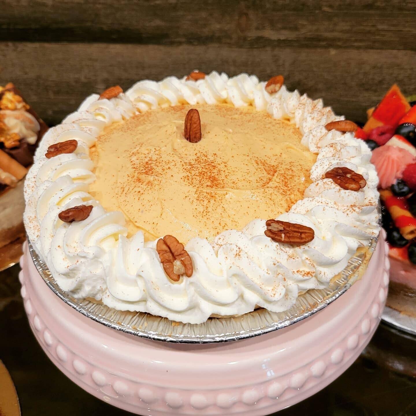 Tarte  Cheesecake Dulce à La Cannelle &amp; Pecans