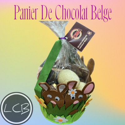 Panier D'Ouefs Chocolat Belge