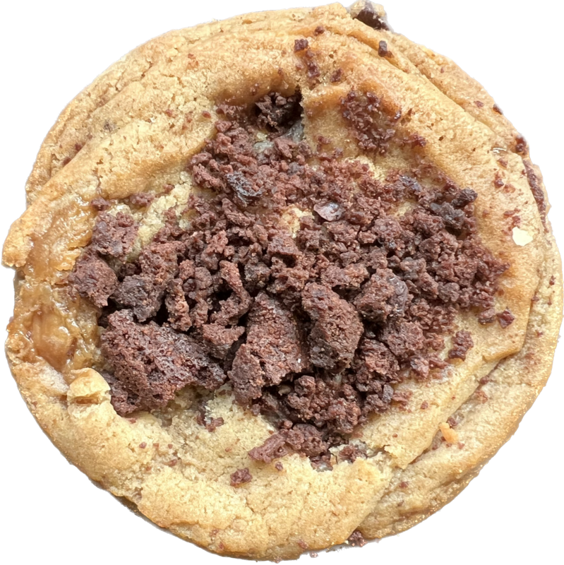 Biscuit Caramel Brownie