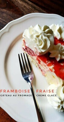 Gâteau Crème Glacée Framboise Fraise