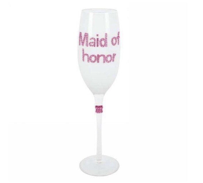 Verre De Vin Blanc &quot;Maid Of Honor&quot;