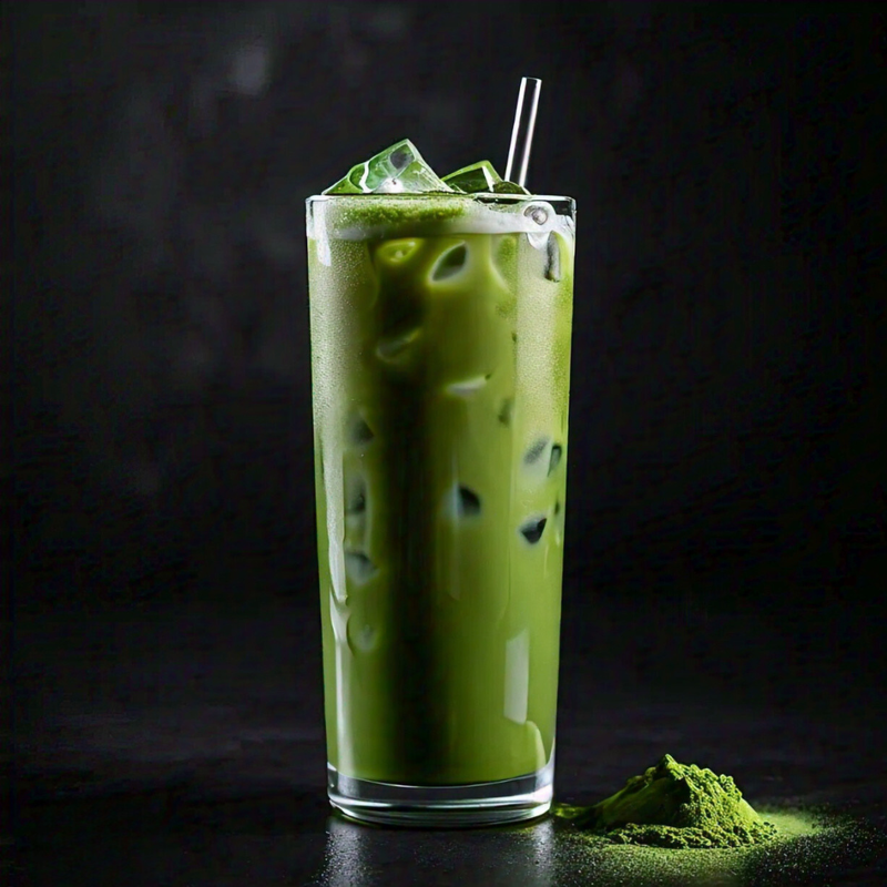 Thé Matcha Latte Glacé