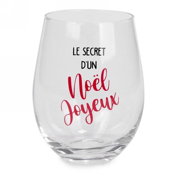 Verre De Vin &quot;Le Secret D&#39;Un Noël Joyeux&quot;