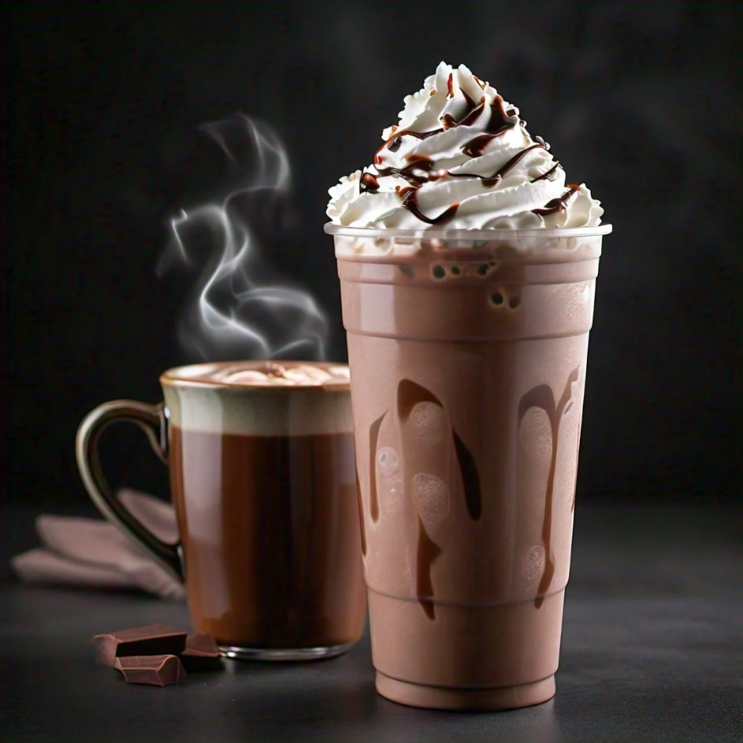 Frappuccino Moka Noir et Blanc 