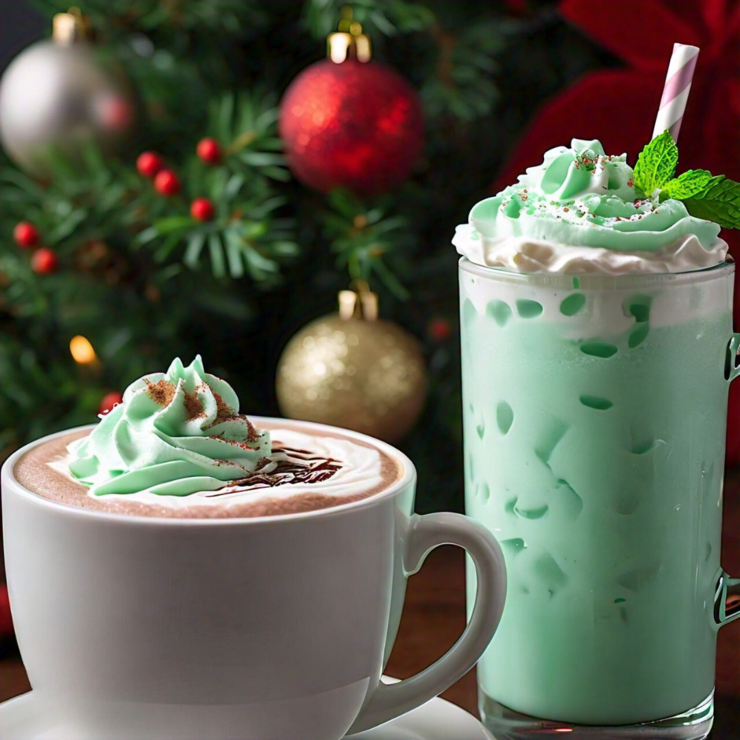 Frappuccino Moka Chocolat Blanc et Menthe Poivrée