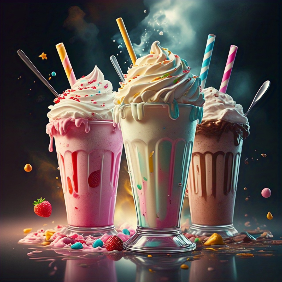 Lait Frappé Pêche &amp; Crème