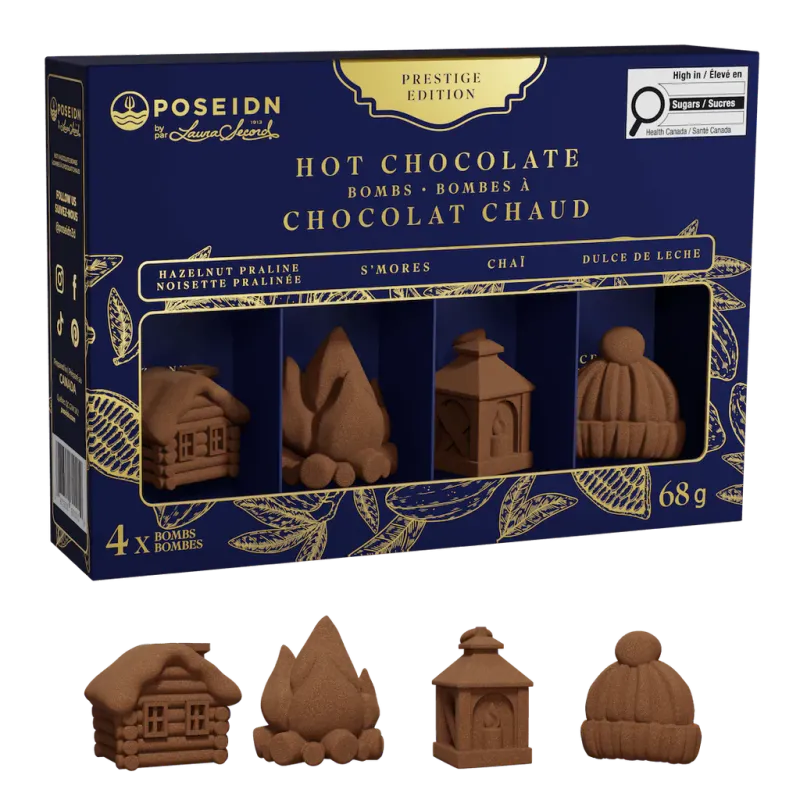 Bombe Chocolat Chaud Coffret Prestige (4 Bombes) Bombe Chocolat Chaud Coffret Prestige (4 Bombes)
