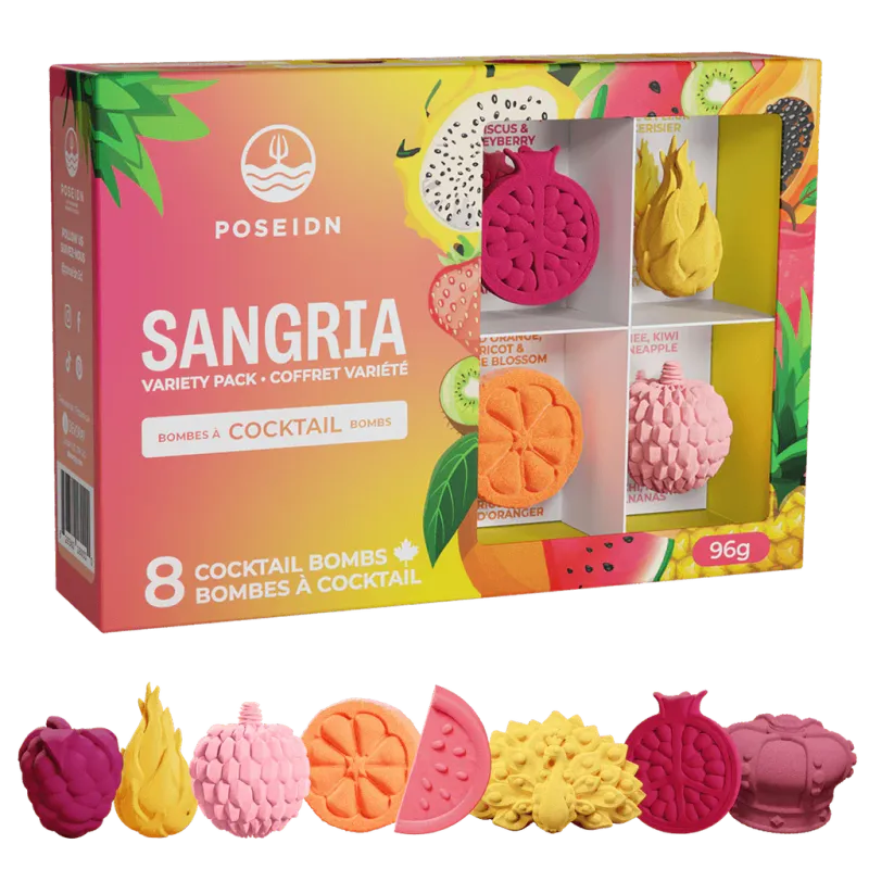 Bombe À Sangria Assortis (8 Bombes)