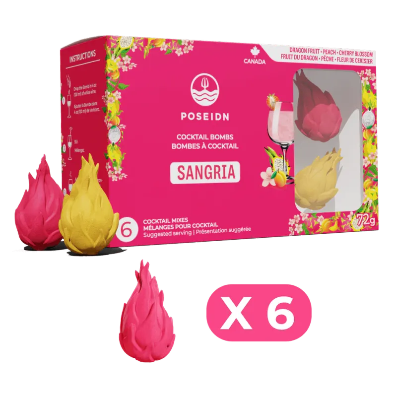 Bombe Á Cocktail Sangria Fruit Du Dragon