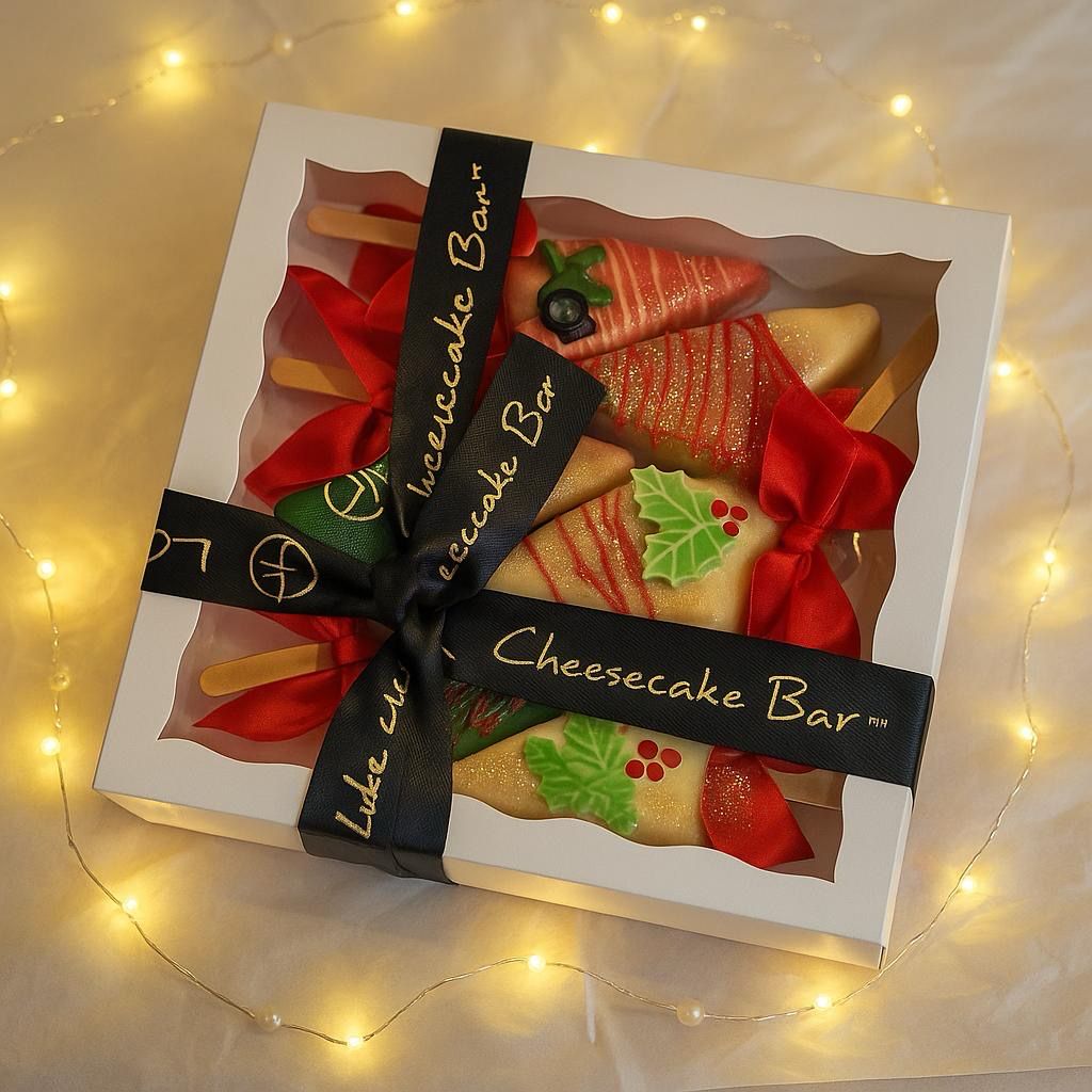 Boîtes Cadeaux 6 Cheesecake sur bâtonnet Noël Assortis