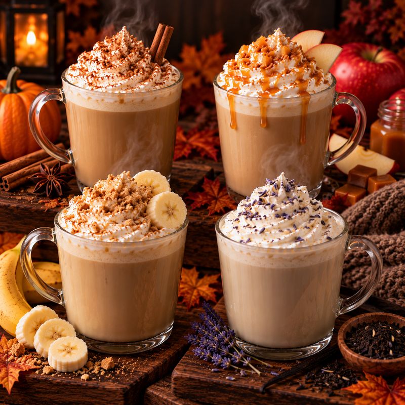 Thé Chai Latte Épice De Citrouille
