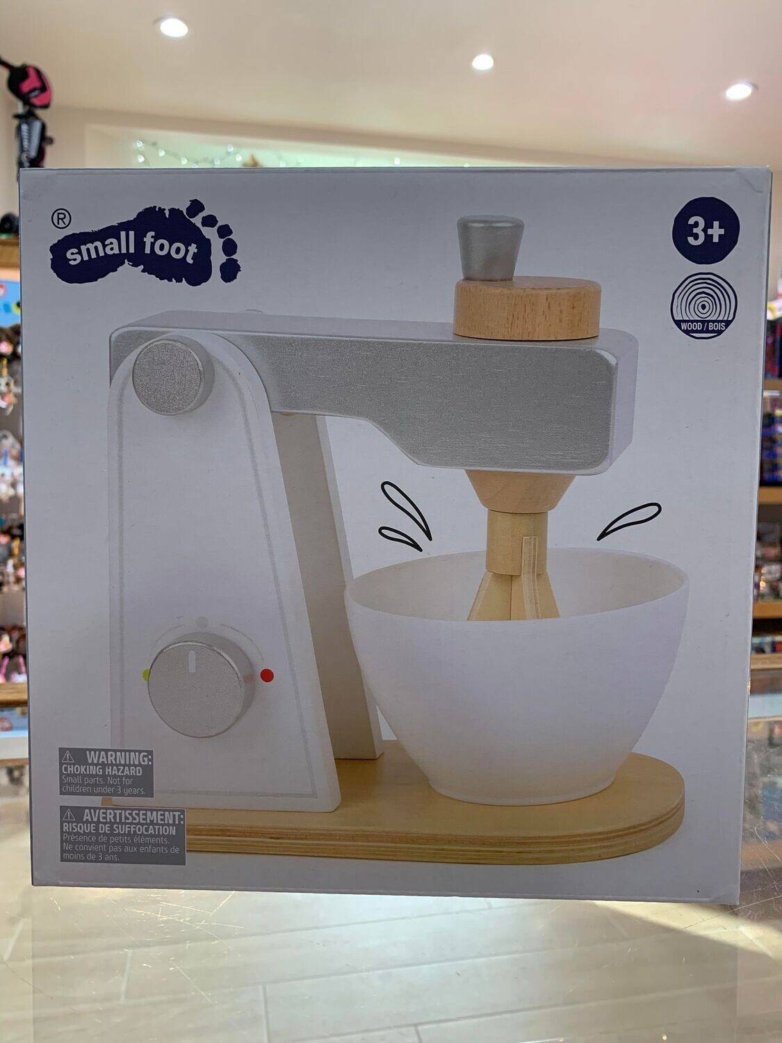 Mixer for play kitchens