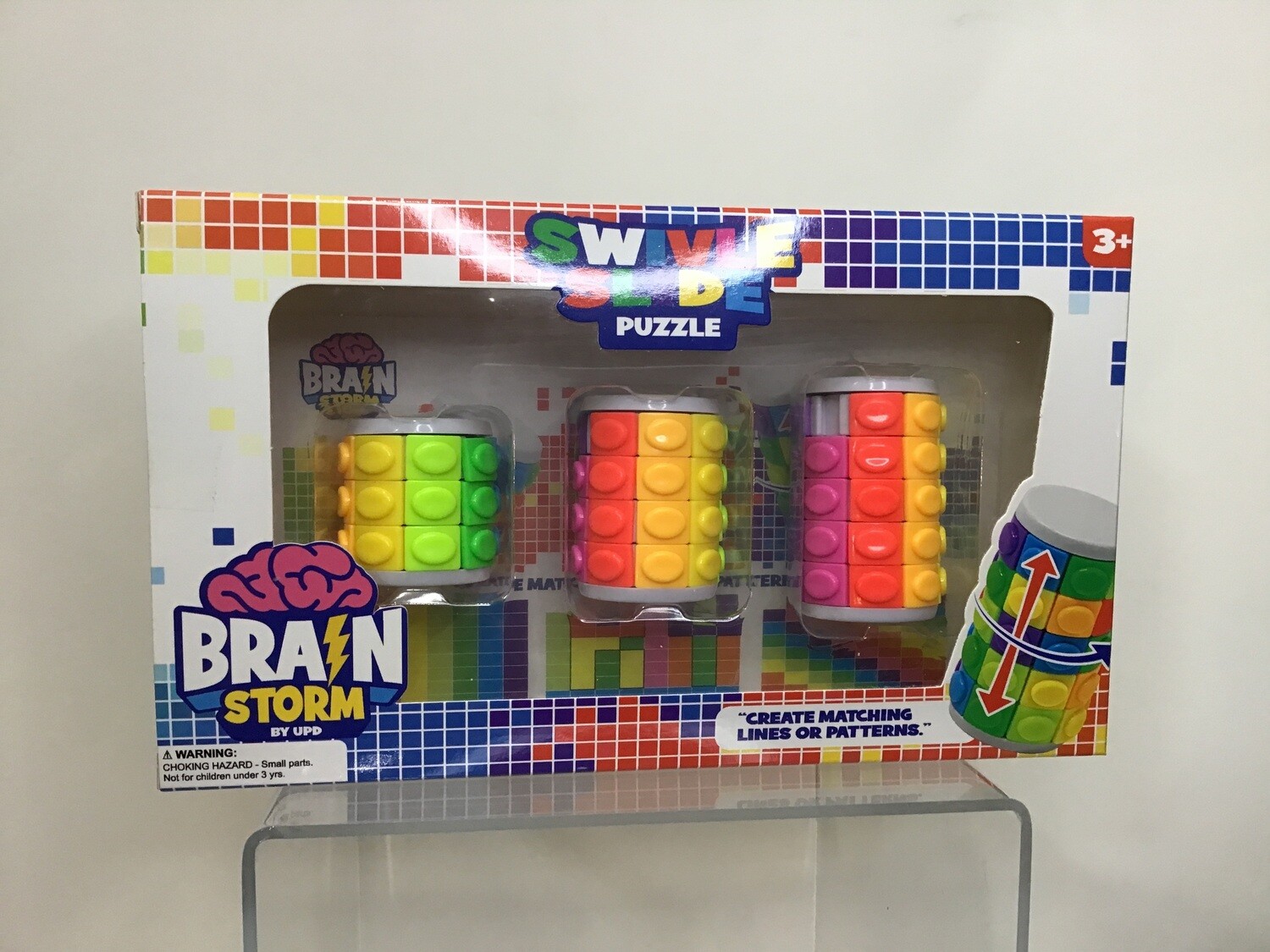 Brain storm 3pk puzzle cube