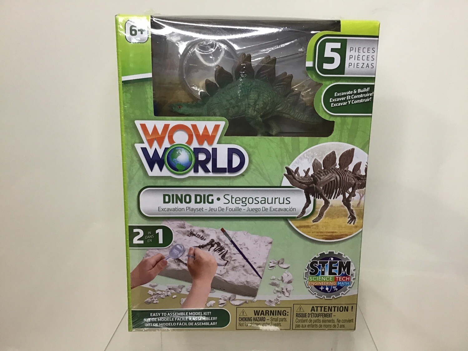 Dinosaur Fossil in box glow n&#39; dark