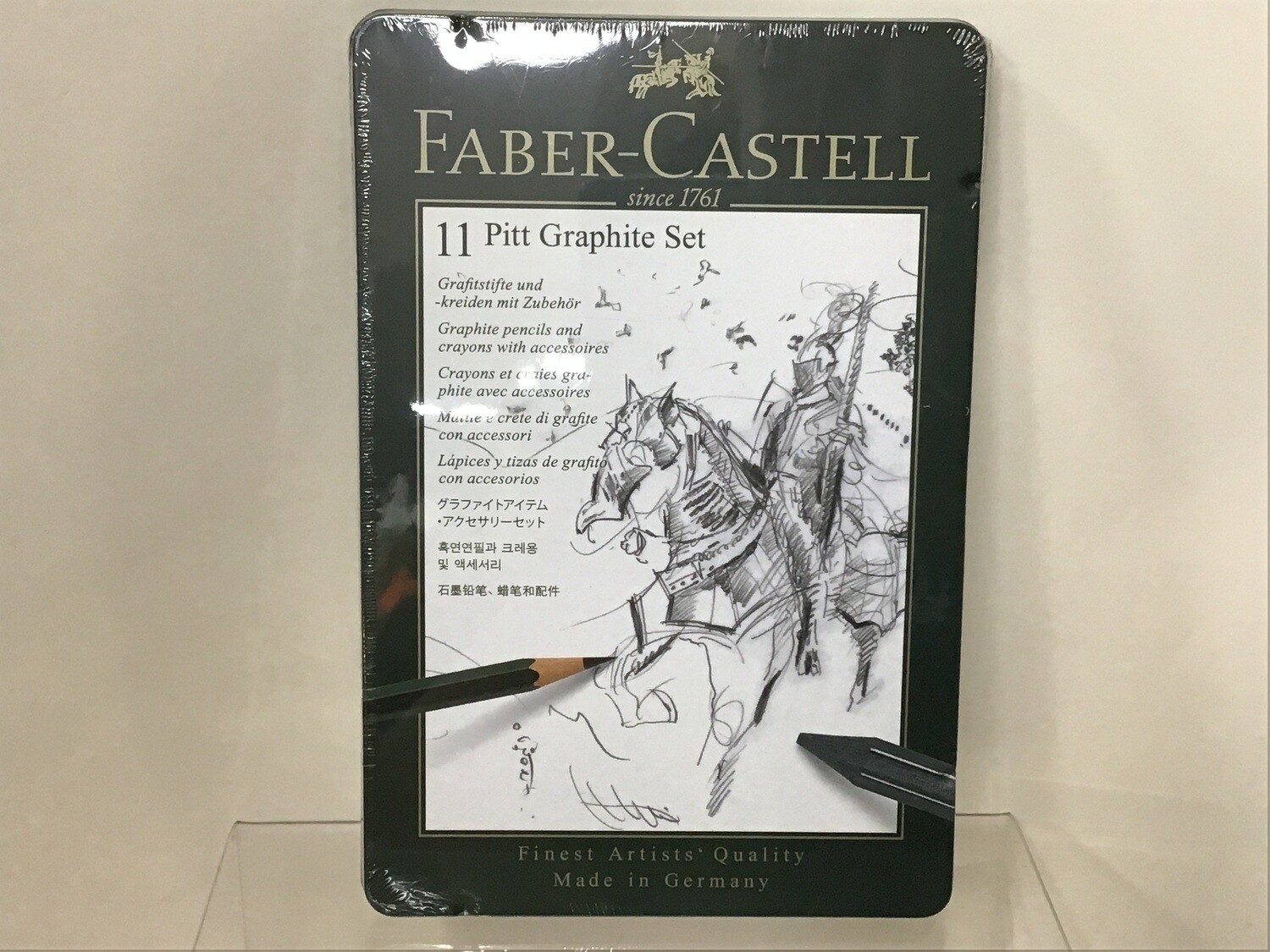 Metal Tin 11ct Pitt Graphite Set