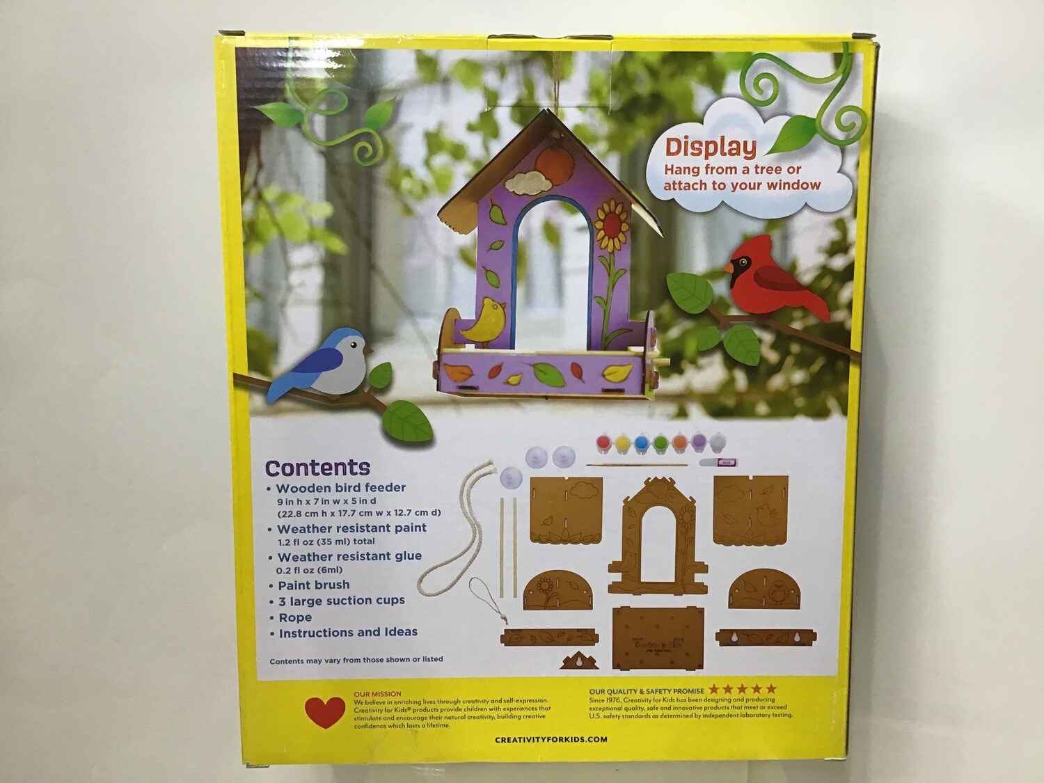Build and Paint Bird Feeder