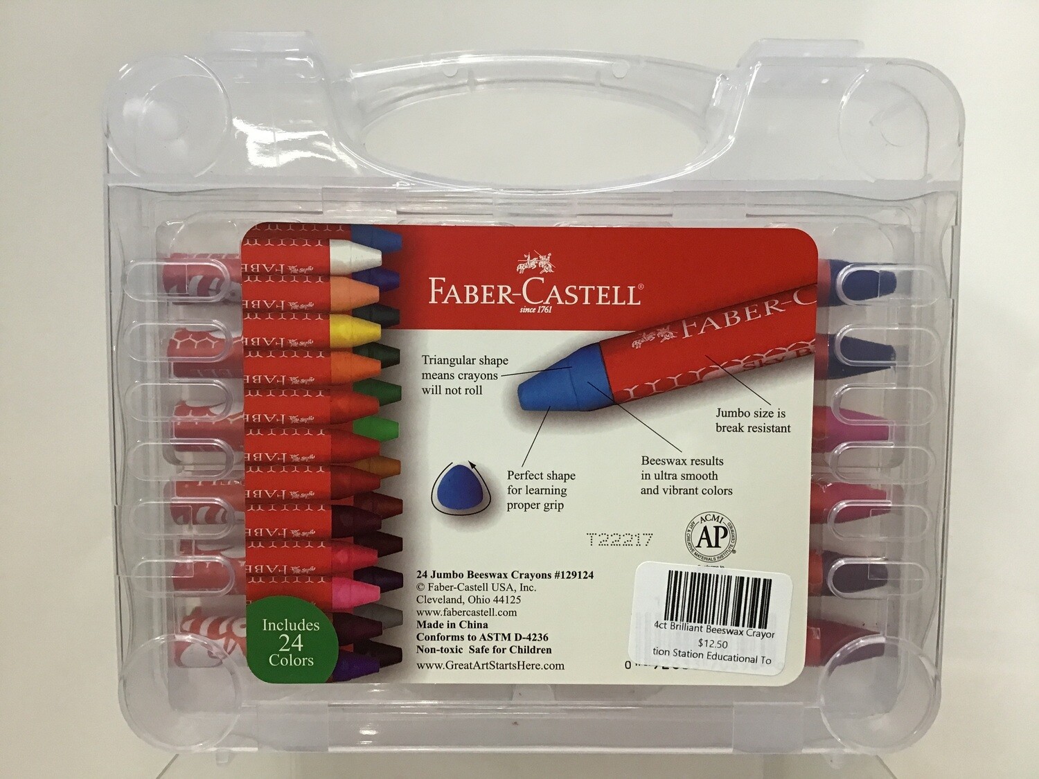 24ct Brilliant Beeswax Crayons