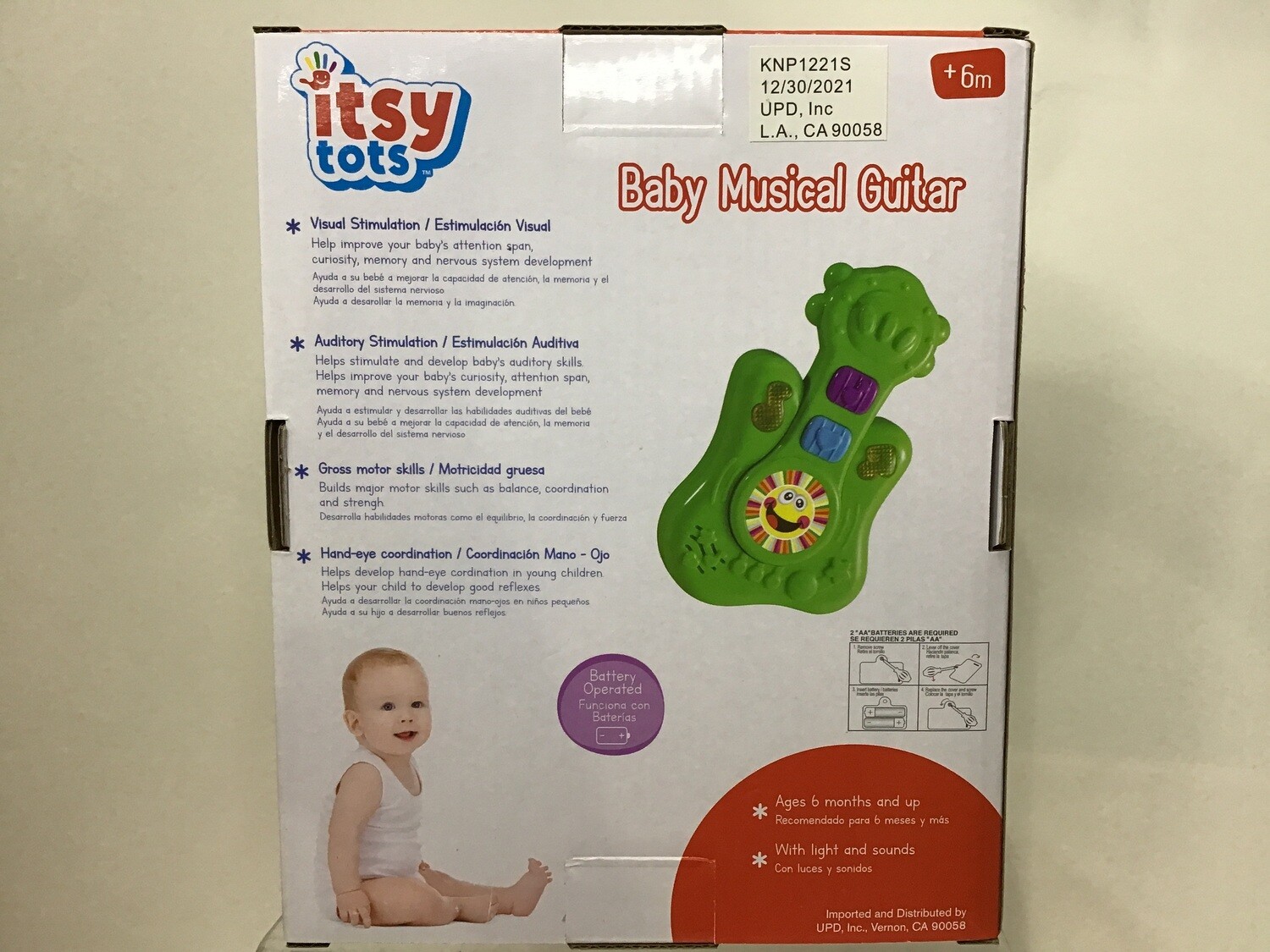 Itsy Tots Light &amp; Sound Guitar