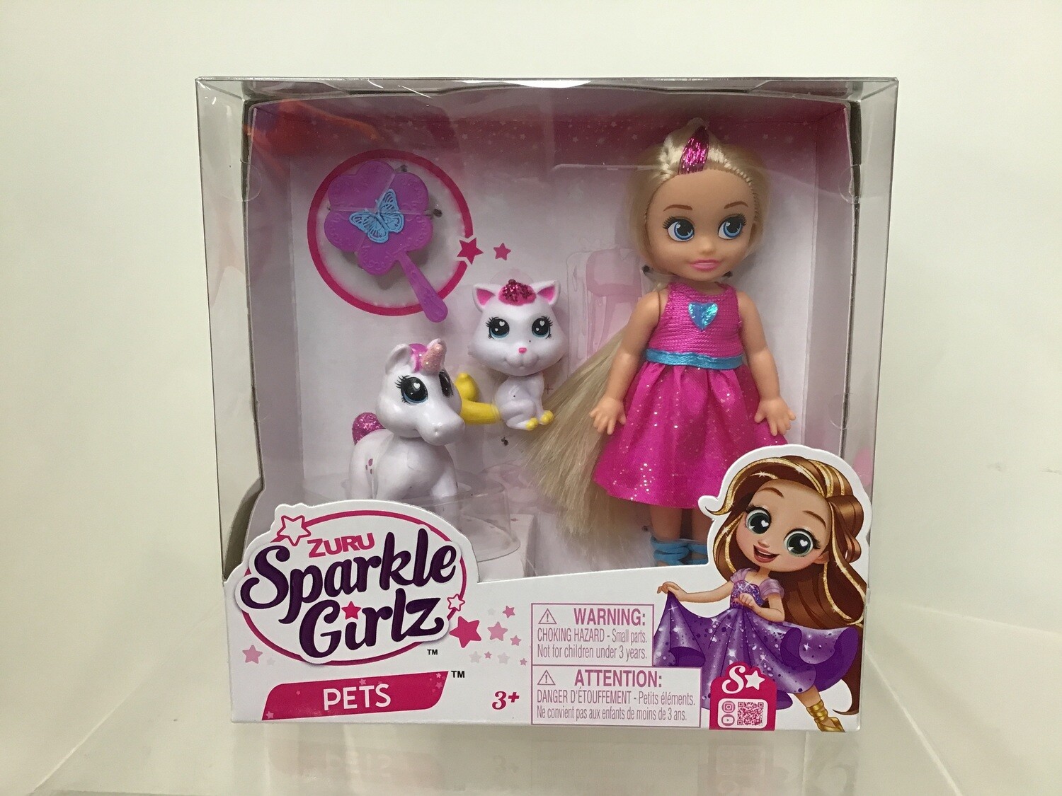 Zuru 4.7&quot; Princess w/Glitter Pet
