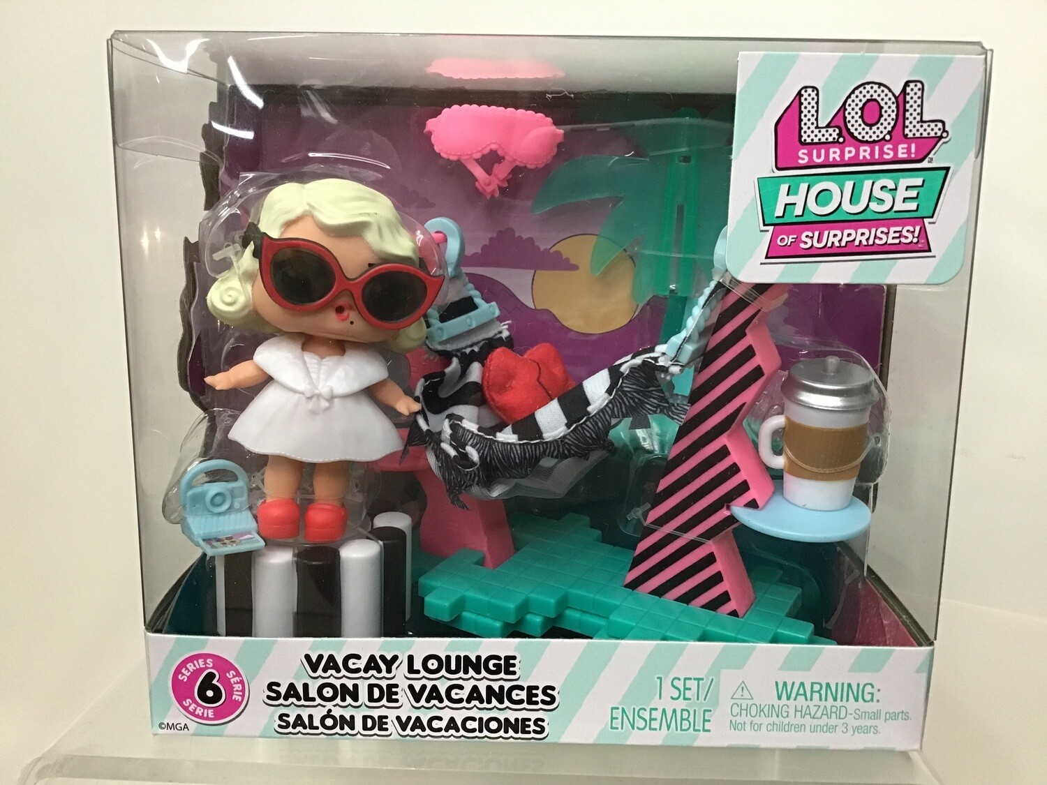 LOL Vacay Lounge Playset