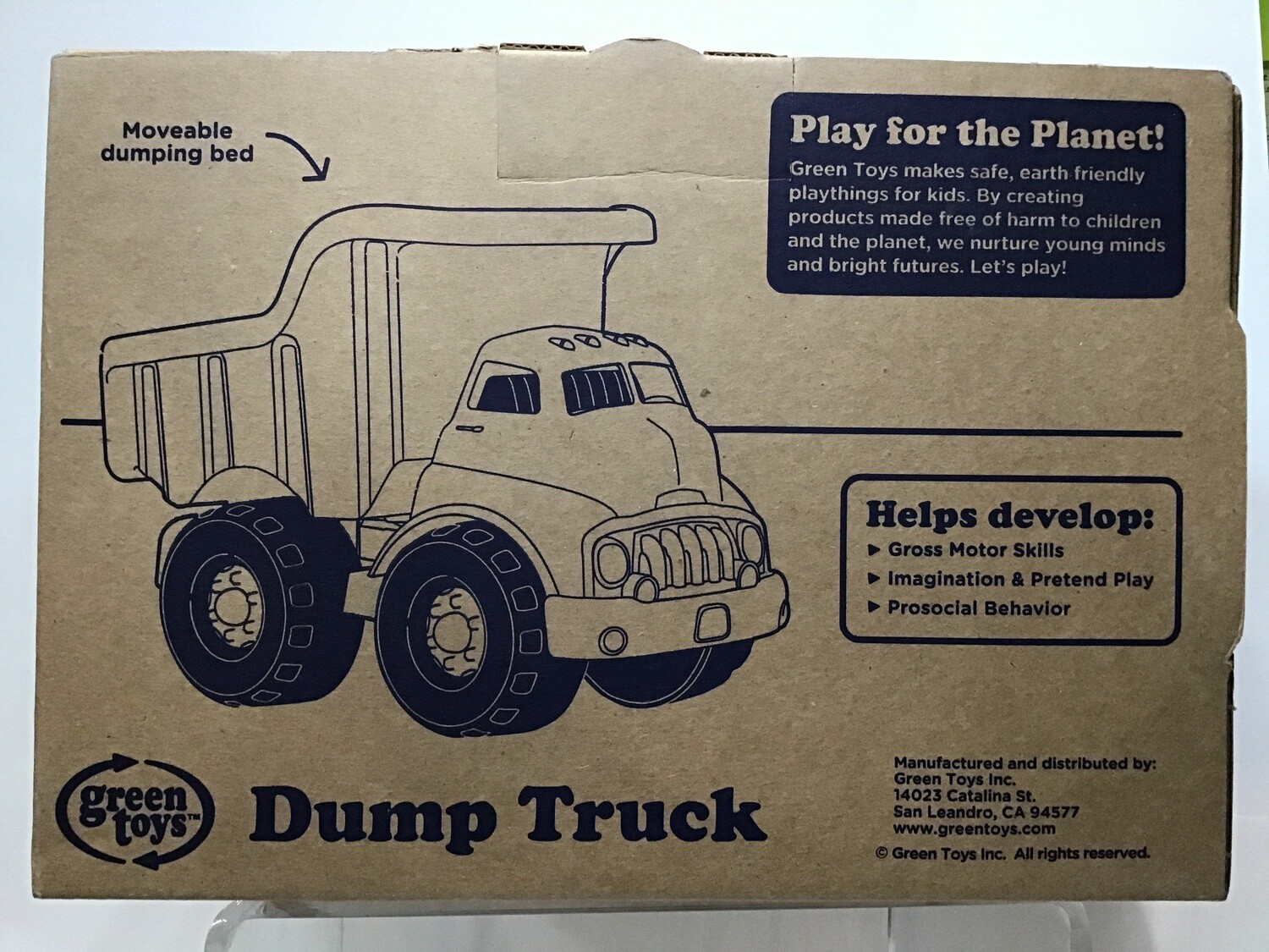 Dump Truck Blue &amp; Orange