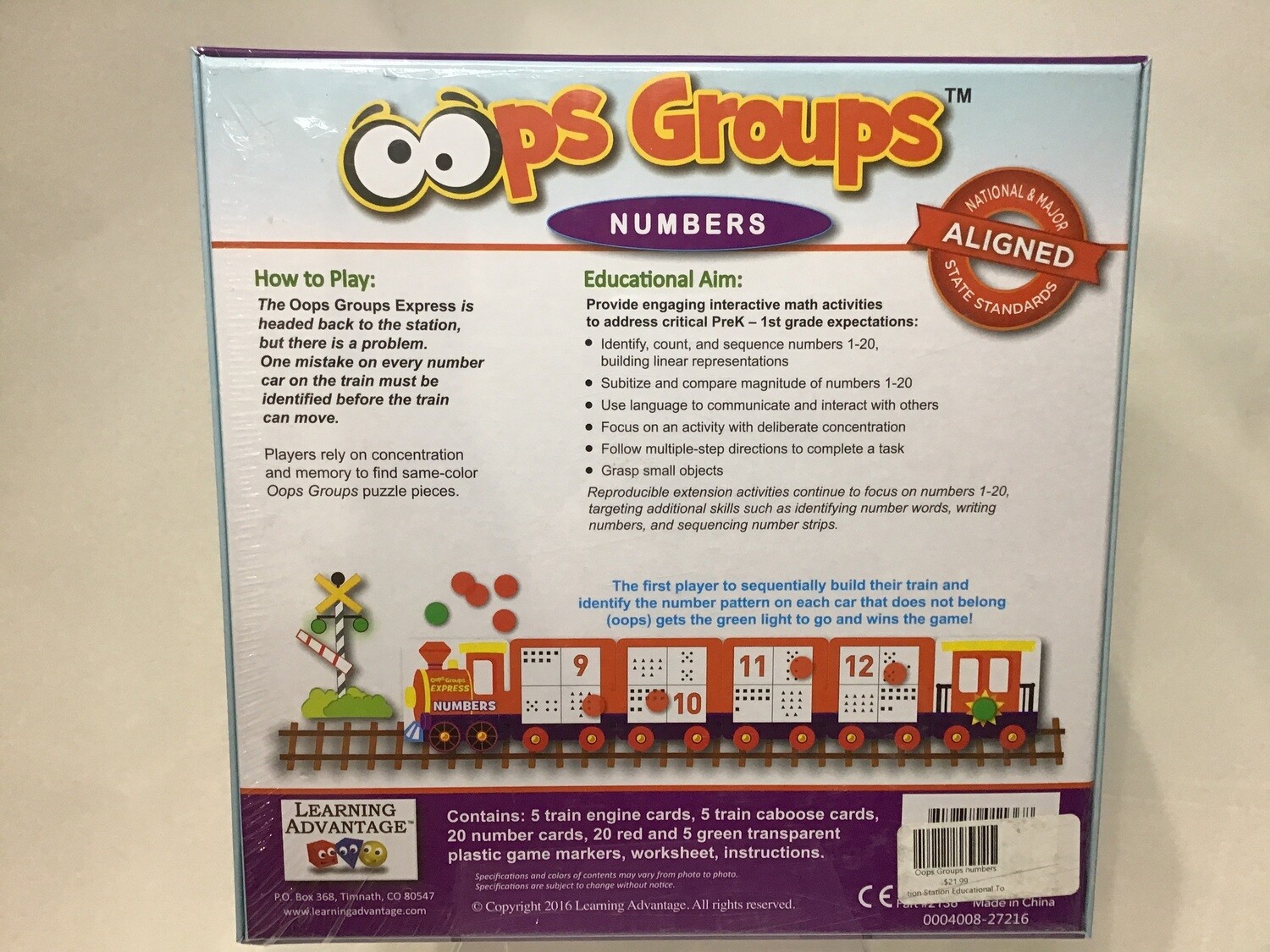 Oops Groups numbers
