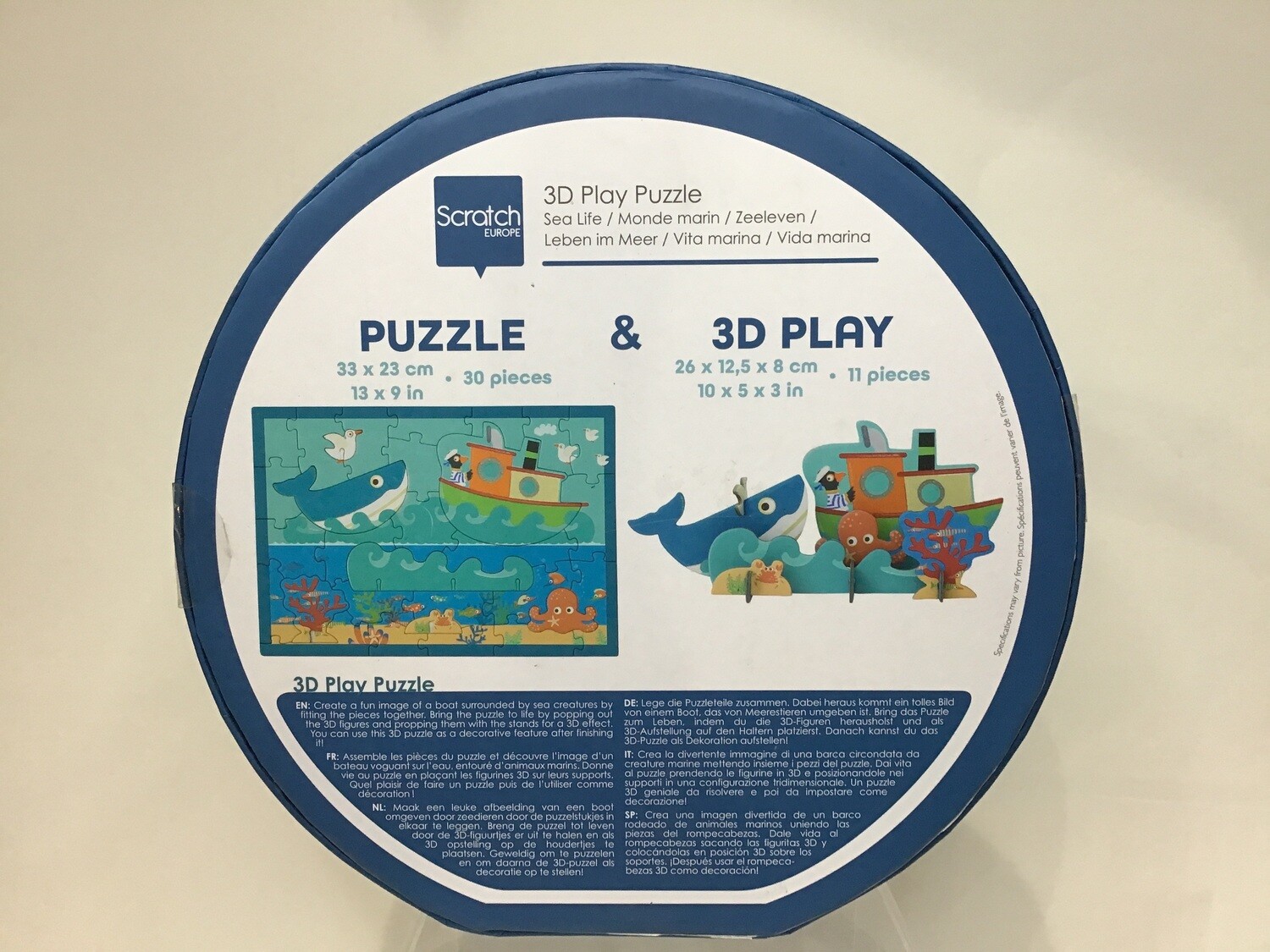 3d Puzzle Ocean 30pcs