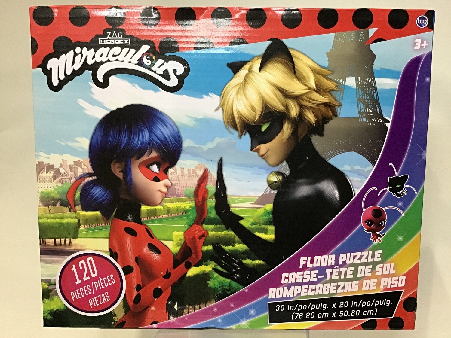 Miraculous Ladybug 120pc Floor Puzzle