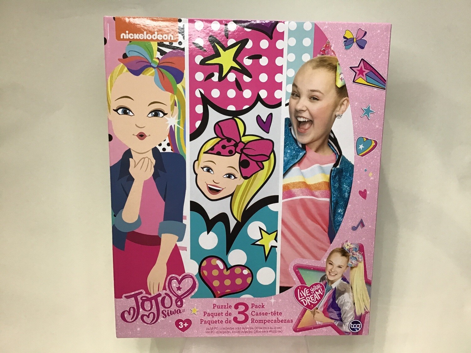 JoJo Siwa 3 pk Kids Puzzle