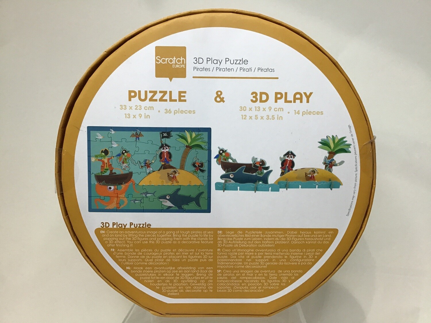 3D Puzzle Pirate 36pcs