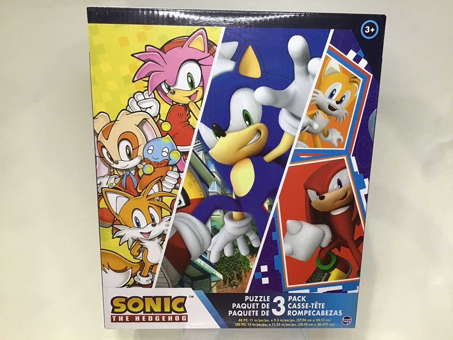 Sonic Kids 3 pk Puzzles