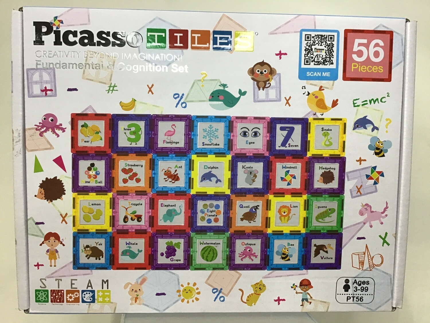 56pc Set w/Artwork Graphics