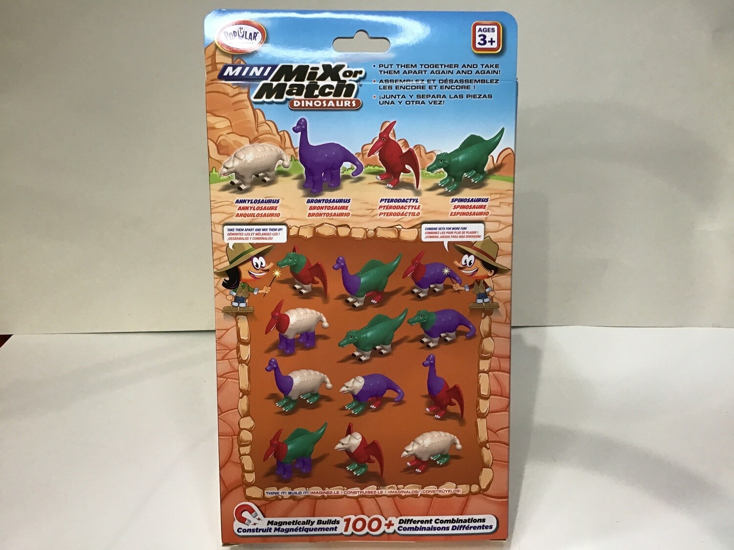 Mini Magnetic Mix or Match Dinosaurs 2