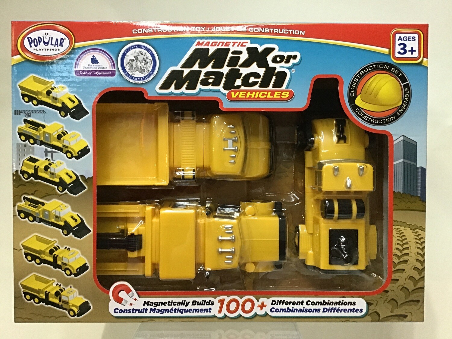 Magnetic Build-a-truck construction